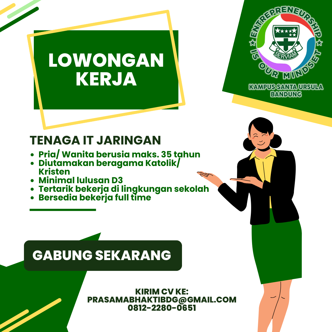 SD Santa Ursula Bandung | INFO LOWONGAN PEKERJAAN